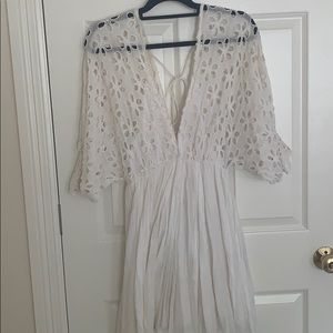 Free people white dress 🌟